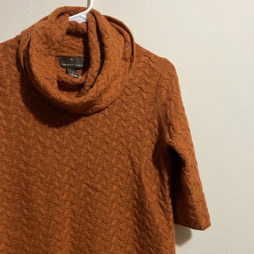 Fenn Wright Manson Women's Cowl Neck Sweater - Warm Rust. Size small. - Picture 3 of 5